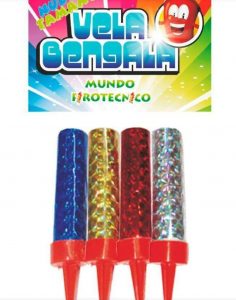 COD 178 VELAS DE BENGALA MULTICOLOR