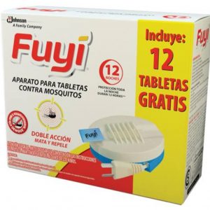 COD 566 APARATO FUYI CON 12 TABLETAS PARA ENCHUFE