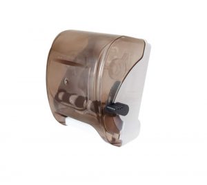 COD 830 DISPENSER CON TAPA FUME Y PALANCA PARA TOALLAS EN ROLLO