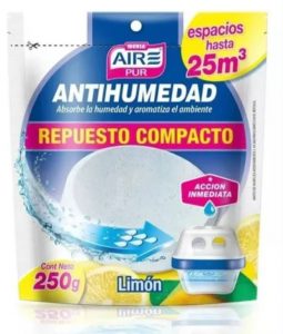 COD 597 REPUESTO ANTIHUMEDAD COMPACT X 250GR VARIAS FRAGANCIAS